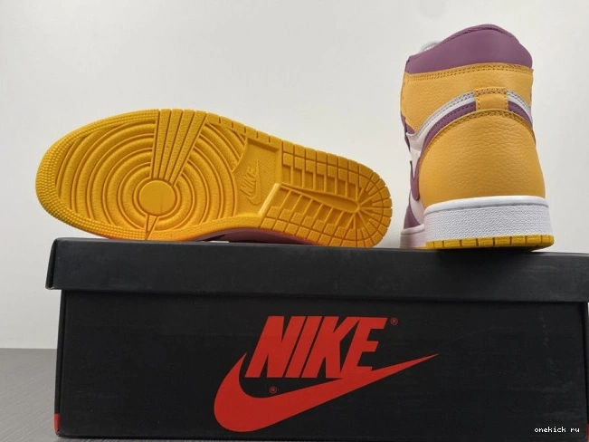 Rep Onekick Jordan 1 High OG Air 555088-706 Brotherhood 0713